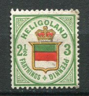 25727 Héligoland N°16(*) 3pf. Vert, Jaune Et Rose  1876  B/TB - Heligoland (1867-1890)