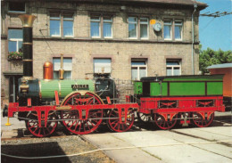 TRANSPORT - Erste Dampflokomotive In Deutschland - Colorisé - Carte Postale - Eisenbahnen