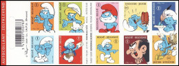 B95/C95**(3814/3823) - Schtroumpfs / De Smurfen / Die Schlümpfe / The Smurfs - Carnet / Boekje - BELGIQUE / BELGIË - Philabédés (cómics)