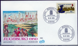 DEUTSCHE - FDC 1985 -  AUGSBURG   2000 JAHRE - 1981-1990