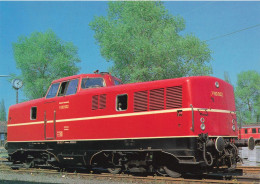TRANSPORT - Dieselhydraulische Lokomotive - Colorisé - Carte Postale - Eisenbahnen