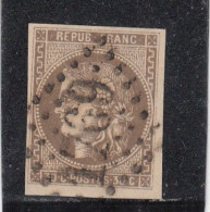 France - Année 1870 - N°YT 47 - Type Cérès  - ND - Oblitération Losange GC - 1870 Emission De Bordeaux