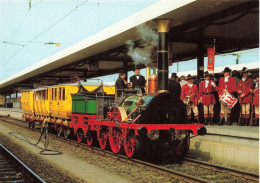 TRANSPORT - Adler Mit Historischen Wagen In Mürnberg - Colorisé - Carte Postale - Treinen