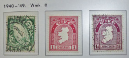 Ireland - Irelande - Eire  1940 - 49 - Serie Courante  Y & T N° 78 - 79 - 80  Obl./gestempeld - Used Stamps