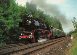 TRANSPORT - Schnellzug - Dampflokomotive - Colorisé - Carte Postale - Trains