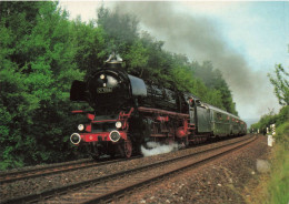 TRANSPORT - Schnellzug - Dampflokomotive - Colorisé - Carte Postale - Eisenbahnen