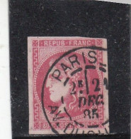 France - Année 1870 - N°YT 48 - Type Cérès  - ND - Oblitération CàD - 1870 Bordeaux Printing