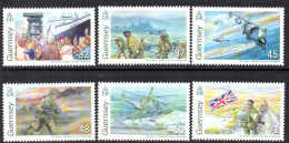 Guernsey 2007 25th Anniversary Of Battle Of The Falklands Set Of 6, MNH, SG 1142/7 - Guernesey