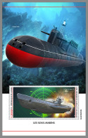 GUINEA REP. 2023 MNH Submarines U-Boote Sous-marins S/S - OFFICIAL ISSUE - DHQ2342 - Submarinos