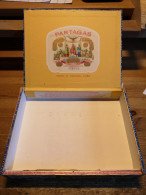 BOITE DE CIGARE VIDE "PARTAGAS HABANA 25 PANETELAS FORMAT 18,5X14X3,5 CM - Cajas Para Tabaco (vacios)