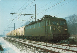 TRANSPORT - Locomotive électrique BB De La SNCB Série 22 - Colorisé - Carte Postale - Trains