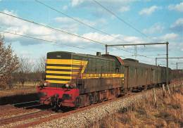 TRANSPORT - Locomotive SNCB Diesel éléctrique De Manoeuvre BB Série 70 - Colorisé - Carte Postale - Eisenbahnen