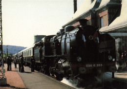 TRANSPORT - Série Voyage De L'Association Pour Le Tourisme Ferroviaire - Locomotive -  Colorisé - Carte Postale - Trains