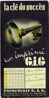 Buvard. Imprimerie G.I.G. Bruxelles. 1949. - Papelería