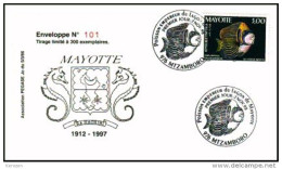 (0164) Mayotte FDC Poisson Empereur 07/11/98 - Altri & Non Classificati