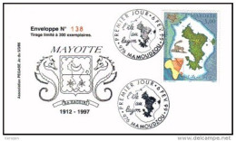 (0167) Mayotte FDC Ile Au Lagon 06/02/99 - Andere & Zonder Classificatie