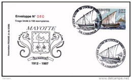 (0214) Mayotte FDC Le Boutre 05/02/00 - Autres & Non Classés