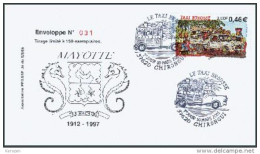 (0250) Mayotte FDC Taxi Brousse 10/03/01 - Otros & Sin Clasificación