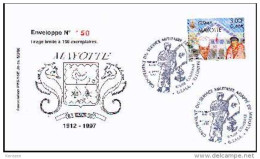 (0263) Mayotte FDC Le GSMA 01/09/01 - Otros & Sin Clasificación