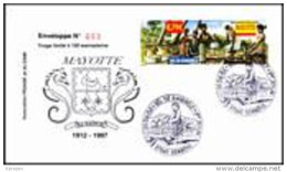 (0273) Mayotte FDC Sel De Brandelé 01/06/02 - Andere & Zonder Classificatie