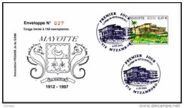 (0286) Mayotte FDC Collège De Mtzamboro 6/09/03 - Autres & Non Classés