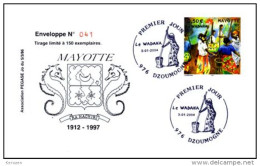 (0292) Mayotte FDC Le Wadaha 03/01/04 - Andere & Zonder Classificatie
