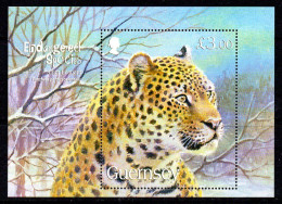 Guernsey 2009 Endangered Species V, Amur Leopard MS, MNH, SG 1266 - Guernesey