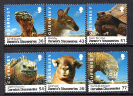 Guernsey 2009 Darwin's Discoveries Set Of 6, MNH, SG 1267/72 - Guernesey