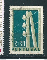 N° 827 Centenaire Du Télégraphe électrique Au Portugal Timbre Portugal (1955) Oblitéré - Oblitérés