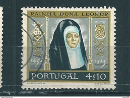 N°856 5e Centenaire Naissance Reine Dona Leonor  Timbre Portugal (1958) Oblitéré - Usati