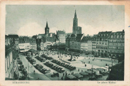 FRANCE - Strasbourg - La Place Kleber - Animé - Carte Postale Ancienne - Straatsburg