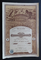 Action Companhia Industrial Da Beira Alta Portugal 1920 Train Mines Eau Stock Certificate Industrial Co. Mining Water - Industrie