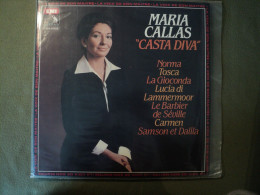 33 TOURS MARIA CALLAS. FIN ANNEES 1970? EMI 059 43263. CASTA DIVA NORMA / TOSCA / LA GIOCONDA / LUCIA DI LAMMERMOOR / LE - Opera / Operette
