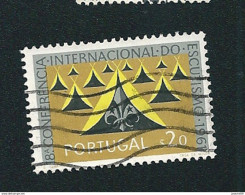 N° 898 18e Conférence Inter. Du Scoutisme A Lisbonne 0.20 Timbre   Portugal 1962 Oblitéré - Usado