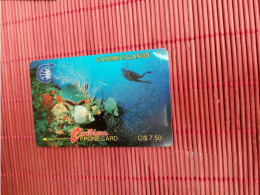 Phonecard Cayman Island  Number 3CCIA Used Rare - Kaaimaneilanden