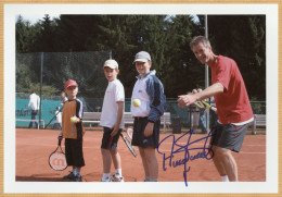 Anders Jarryd - Swedish Tennis Player - Signed Large Photo - Liege 2007 - Sportifs