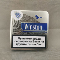 WINSTON BLUE METAL BOX LIMITED EDITION Empty Bulgarian Edition #1960 - Objetos Publicitarios