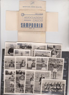 ASSOCIAZIONE  CALCIO  SAMPDORIA  1949-1950 . CONTENITORE COMPLETO DI  16 MINI-FOTOGRAFIE - Autres & Non Classés