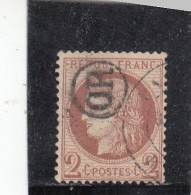 France - Année 1871-75 - N°YT 51 - Type Cérès - Oblitération OR - 1871-1875 Ceres
