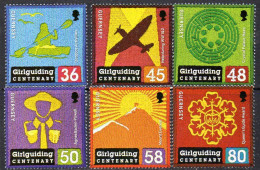 Guernsey 2010 Centenary Of Girl Guiding Set Of 6, MNH, SG 1337/42 - Guernesey