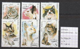 (TJ) Katten - Afghanistan YT 1506/11 (gest./obl./used) - Chats Domestiques