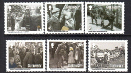 Guernsey 2010 70th Anniversary Of Evacuation Set Of 6, MNH, SG 1349/54 - Guernesey