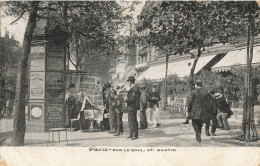 Paris * 3ème * 10ème * Le Boulevard St Marti * Kiosque à Journaux - Arrondissement: 03