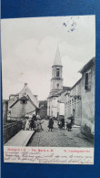 Ste Marie Aux Mines , Markirch  St Ludwigskirche  , Enfants Dans La Rue - Sainte-Marie-aux-Mines