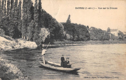 CPA 37 BARROU / VUE SUR LA CREUSE / Cliché Rare - Sonstige & Ohne Zuordnung