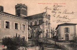 Montélier (Drôme) L'Eglise Et Les Ecoles - Collection A.i.G. - Carte N° 122 De 1914 - Autres & Non Classés