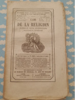 Journal L'AMI DE LA RELIGION Septembre 1858 Sommaire PORTUGAL / TRAITE ANGLO CHINOIS / BORDEAUX  MONTAIGNE MONTESQUIEU - 1850 - 1899