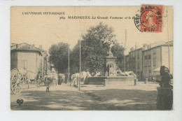 MARINGUES - La Grande Fontaine Et Le Boulevard - Maringues
