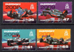 Guernsey 2011 Formula 1 World Champions II Set Of 4, MNH, SG 1401/4 - Guernesey