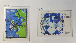 Ireland - Irelande - Eire 1973  Y & T N° 293 - 294  - Art - Meteo ( 2 Val. ) Obl / Gestempeld - Oblitérés